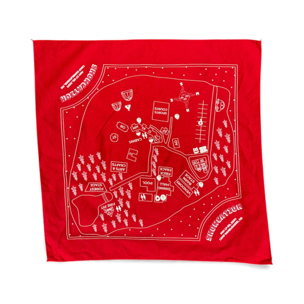 Showcation 2024 Map Bandana